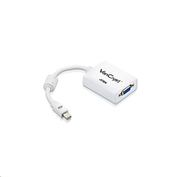 ATEN VC920-AT videokabel adapter Mini DisplayPort VGA (D-Sub) Hvid