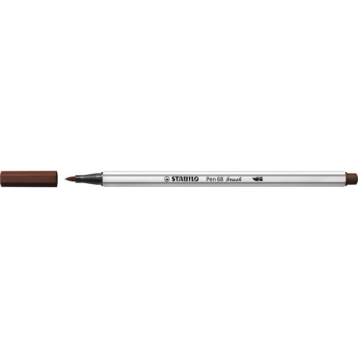 STABILO Pen 68 brush prémium ecsetfilc rugalmas heggyel barna (568/45) (568/45)