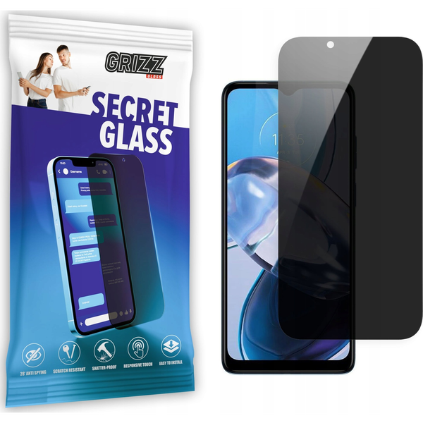  GrizzGlass Szkło prywatyzujące GrizzGlass SecretGlass Motorola Moto E20
