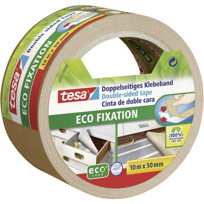 Kétoldalas ragasztószalag, tesa® ECO FIXATION (H x Sz) 10 m x 50 mm, műanyag, 56451 TESA, tartalom: 1 tekercs (56451-00)