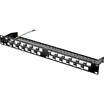 Renkforce KSV10 24 port Hálózati patchpanel CAT 6 1 ME (RF-3829170)