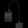 Akku Ladegerät Green Cell VitalCharger Ni-MH AA/AAA microUSB USB-C Port Black
