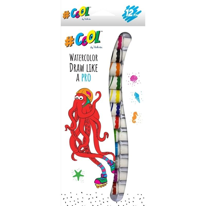 Cool By Victoria tempera készlet 12 darabos (ISCTK12SZ) (ISCTK12SZ)