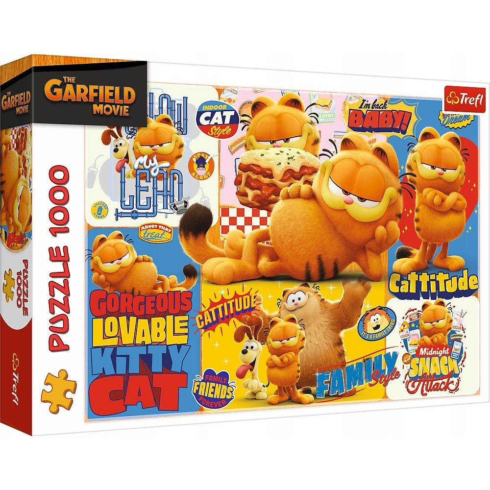 Trefl Garfield Kirakós játék 1000 db Televízió/filmek (10935)