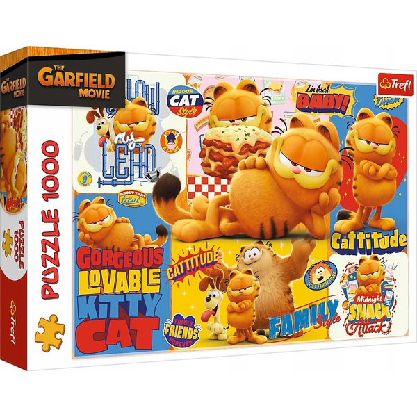 Trefl Garfield Puslespil 1000 stk Fjernsyn/film