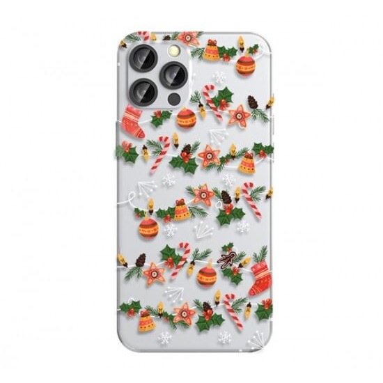 Forcell Winter Apple iPhone 13 mini tok karácsonyi díszek (62486)