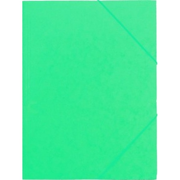 CAM A4 prespán zöld gumis mappa (0234)