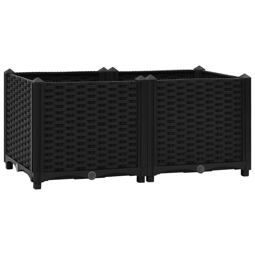 polipropilén magaságyás 80 x 40 x 38 cm (316531)