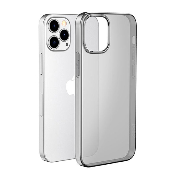 HOCO LIGHT szilikon telefonvédő (ultravékony) FÜSTSZÍNŰ [Apple iPhone 13 Pro] (5996591106175)