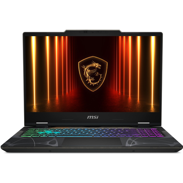 MSI Cyborg 15 B2RWEKG-067 Intel Core 7 240H Laptop 39,6 cm (15.6") Fuld HD 16 GB DDR5-SDRAM 512 GB SSD NVIDIA GeForce RTX 5050 Wi-Fi 6E (802.11ax) Windows 11 Home Sort