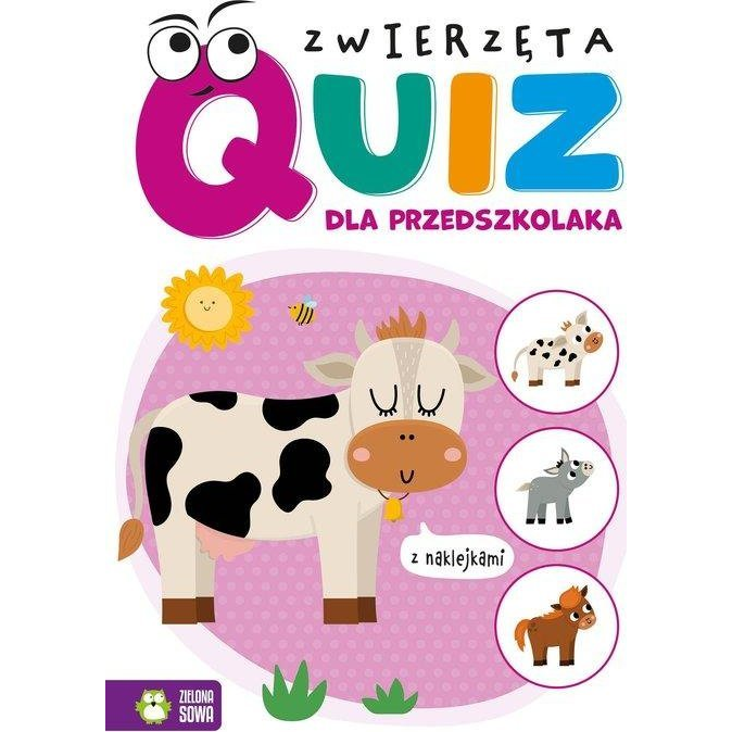 Zielona Sowa Quiz Előiskolásoknak Állatok Oktató Könyv (95903A02499KS)