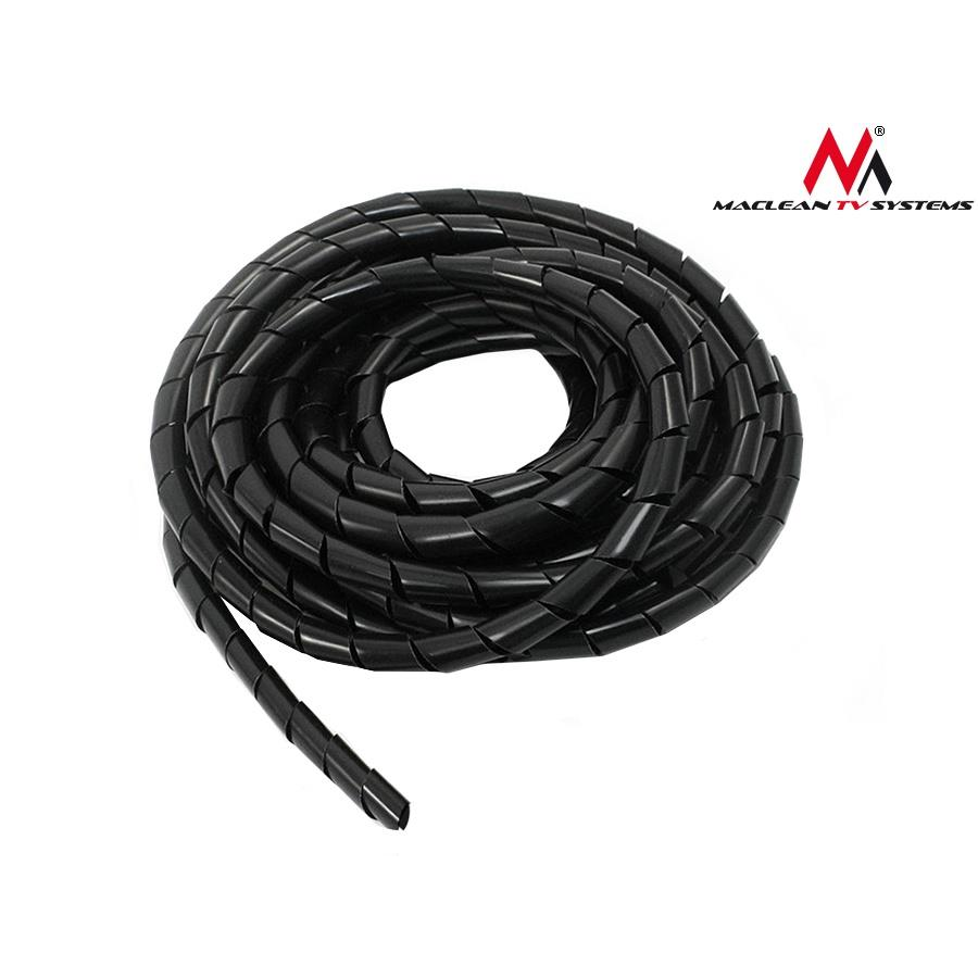 Maclean MCTV-685 Spirálos Kábelrendező 3m Fekete (MCTV-685)