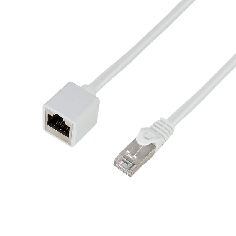 LogiLink Patch kábelhosszabbító prémium Cat.6A S/FTP fehér 3m (CQX061S) (CQX061S)