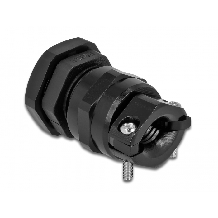 Delock Kábel tömszelence PG13,5 feszültség mentesítős és hajlítás védelemmel ellátott fekete (60355) (60355)