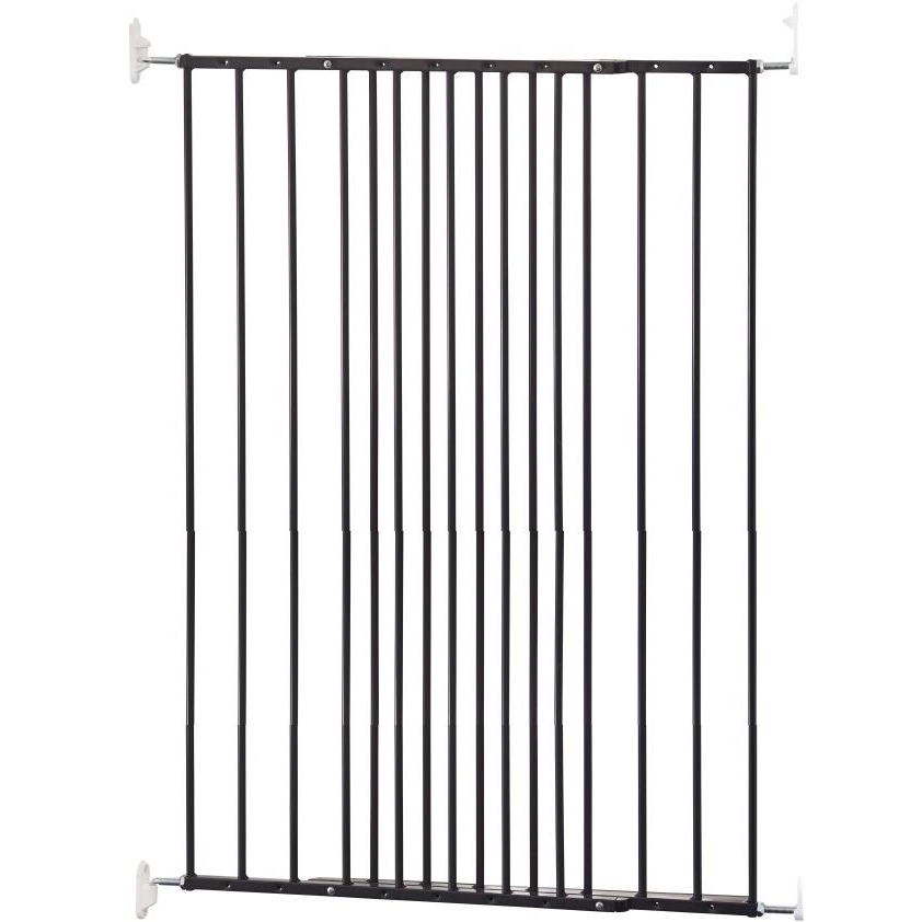 BabyDan DogSpace Charlie extra magas bővítőkapu 62-107 cm fekete (5705548047351)