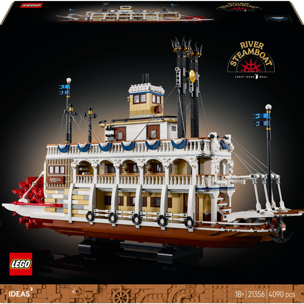 Lego Ideas 21356 Folyami gőzhajó 4090 elem