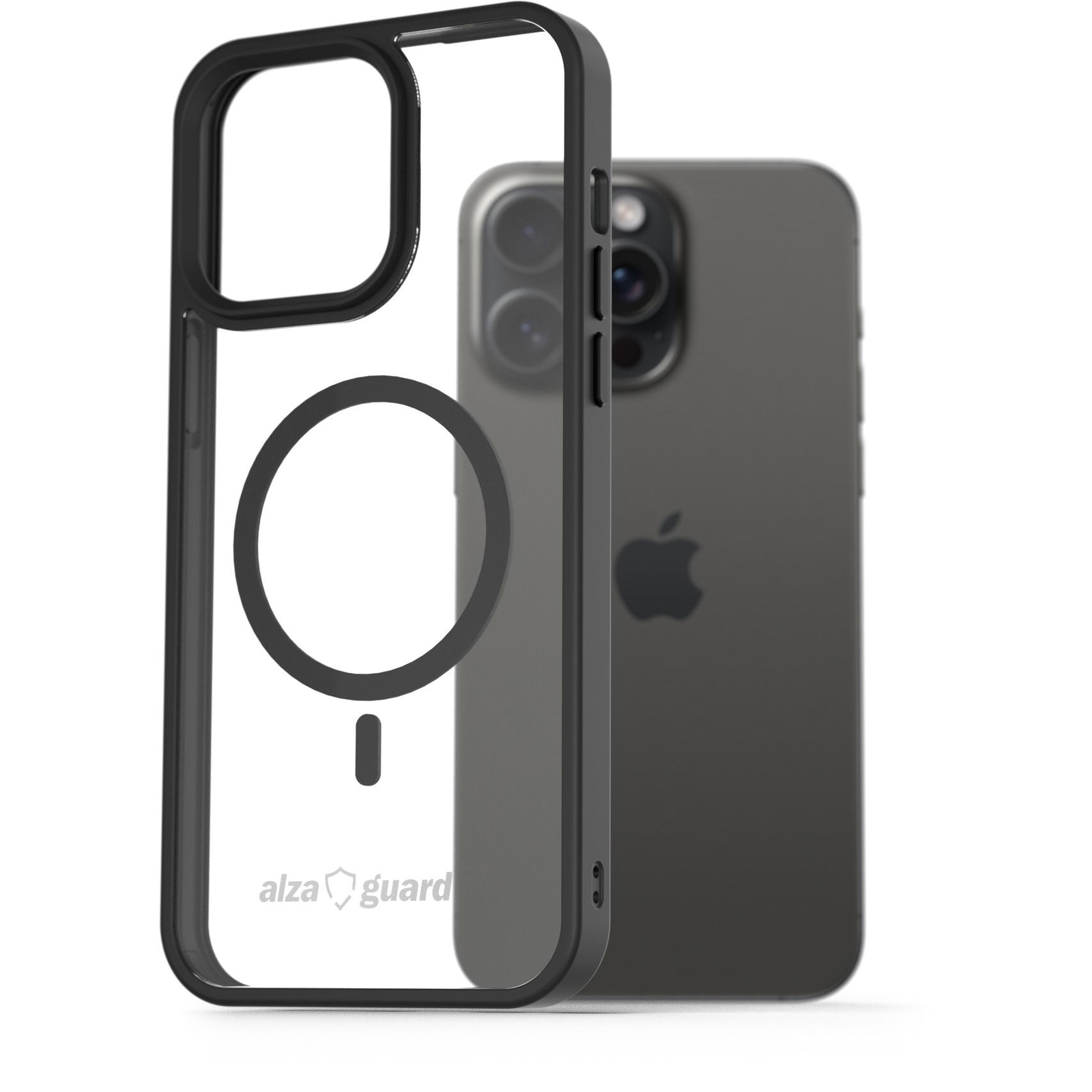 AlzaGuard iPhone 15 Pro Max Clear TPU Case Compatible with Magsafe tok (AGD-PCMT29B)