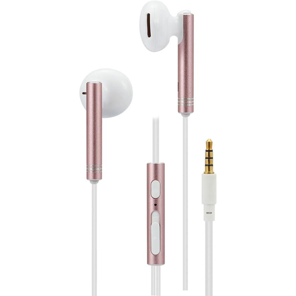 2GO Delux In-Ear Stereo Headset Fehér/Rózsaarany