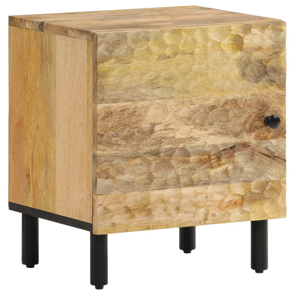 2 db tömör mangófa éjjeliszekrény 40 x 33 x 46 cm (356888)