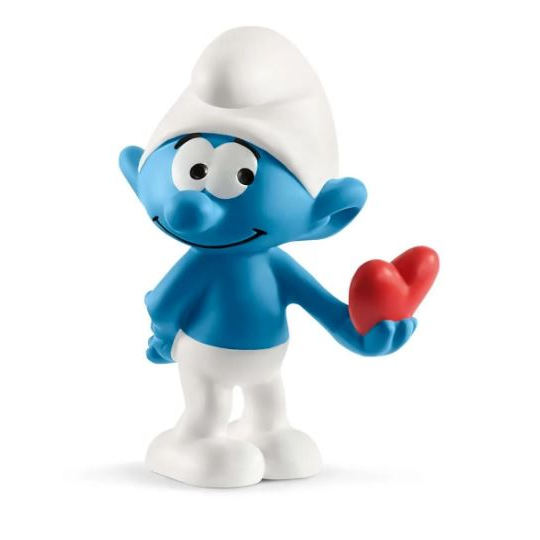 Schleich Hupikék törpike figura szívvel (20817) (sch20817)