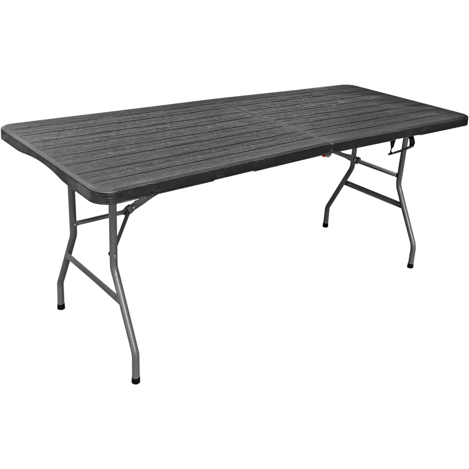 ROJAPLAST Kerti catering asztal, összecsukható, fekete, 180×74 cm (DS-CZ180W)