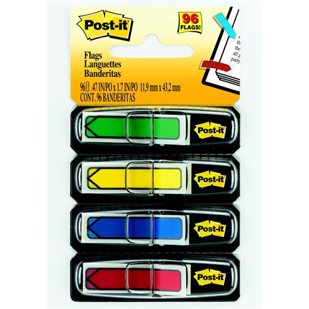 3M 12x43mm jelölőcímke (96 lap) - Vegyes színek (70071353604)