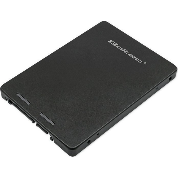 Kieszeń Qoltec Adapter na dysk M.2 SSD | SATA NGFF do SATA III | 2TB | Super    speed 6Gb/s | Czarny