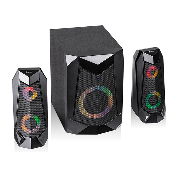 Tracer Hi-Cube RGB Flow 2.1 Bluetooth Hangszóró 20W - Fekete