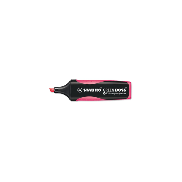 STABILO GREEN BOSS speedmarker 1 stk Mejselspids Lyserød