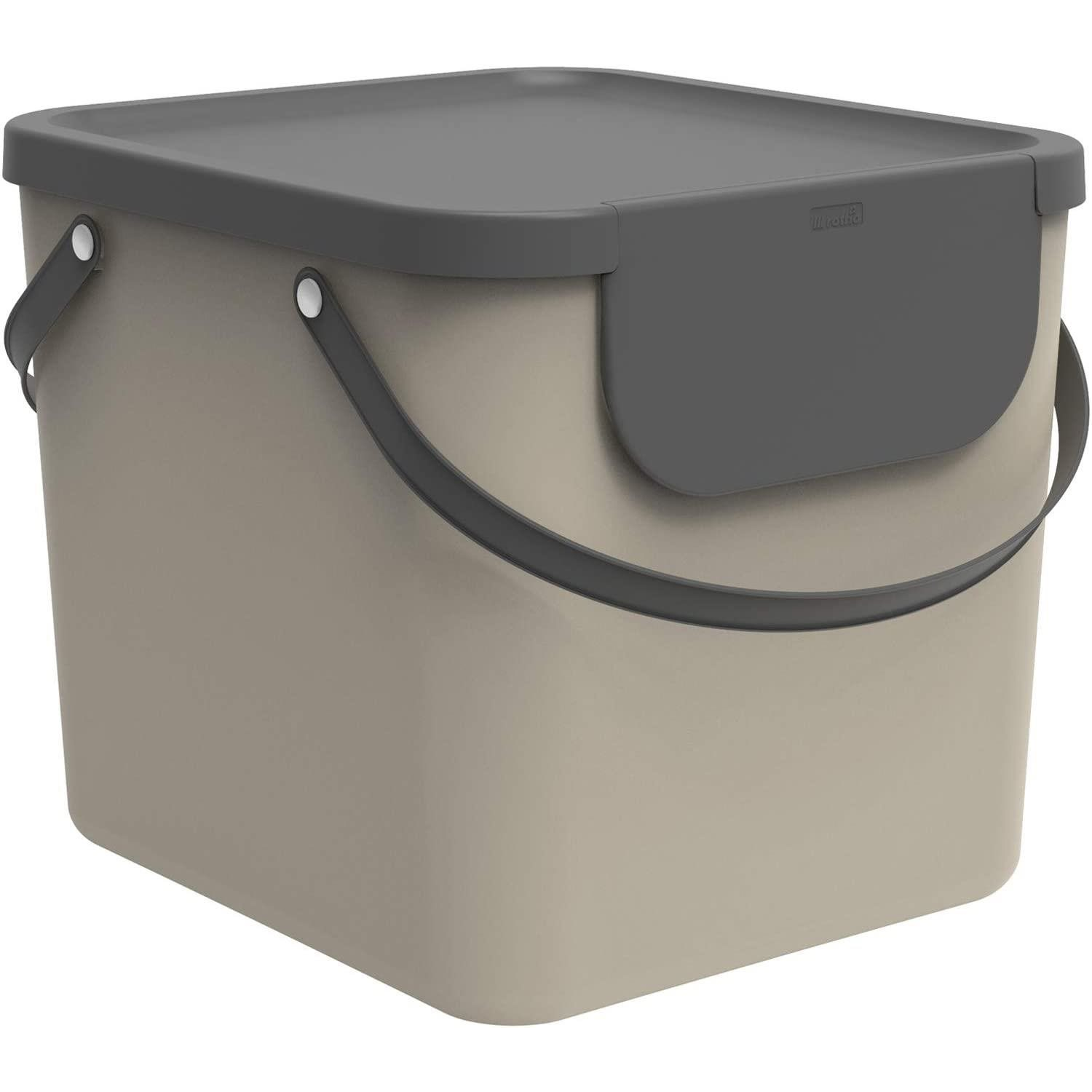 Rotho Hulladékválogató rendszer - ALBULA box, 40l, cappuccino (1034407422)