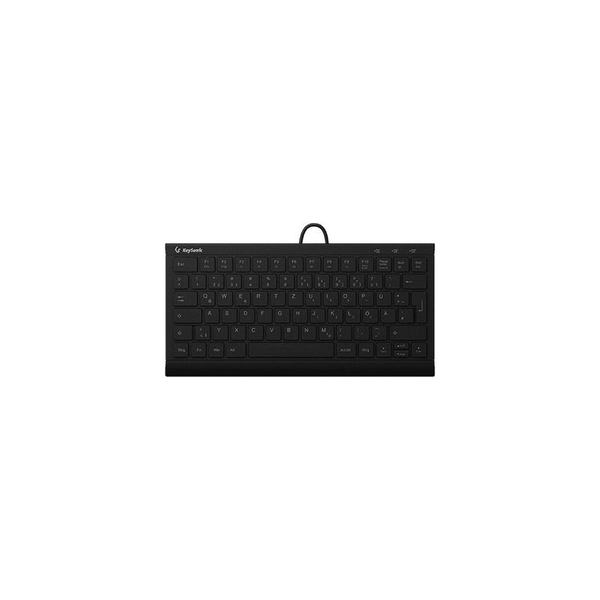 KeySonic KSK-5011ELC (DE) tastatur Hjem USB QWERTZ Tysk Sort