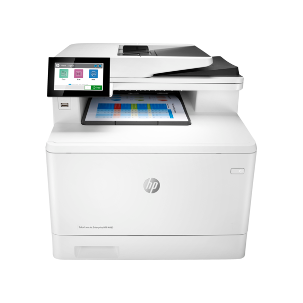 HP Lézer MFP NY/M/S/F Laserjet Enterprise color MFP M480f, színes, 2GB, USB/Háló, A4 27lap/perc FF, 600x600, DADF (3QA55A#B19)