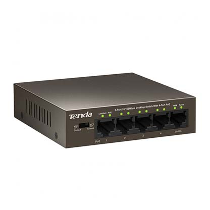 PoE switch Tenda TEF1105P-4-63W 5-portový 10/100Mbps (TEF1105P-4-63W)