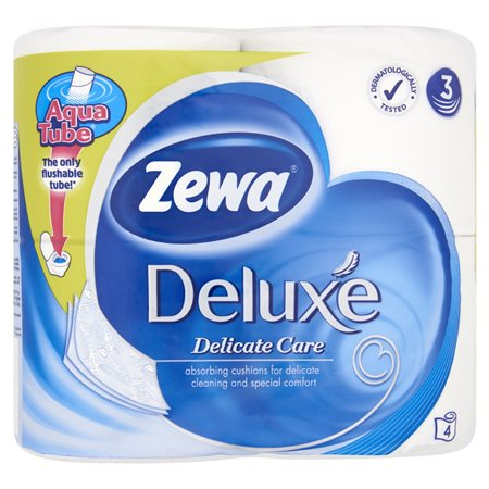 Zewa Deluxe 3 rétegű Toalettpapír (4 tekercs) (3228)