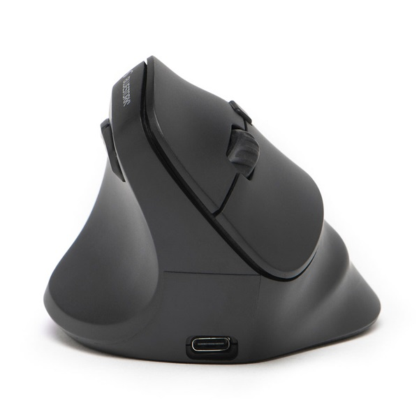 Bluestork Ergo Lumi M Wireless Vertikális Egér - Fekete (Balkezes)