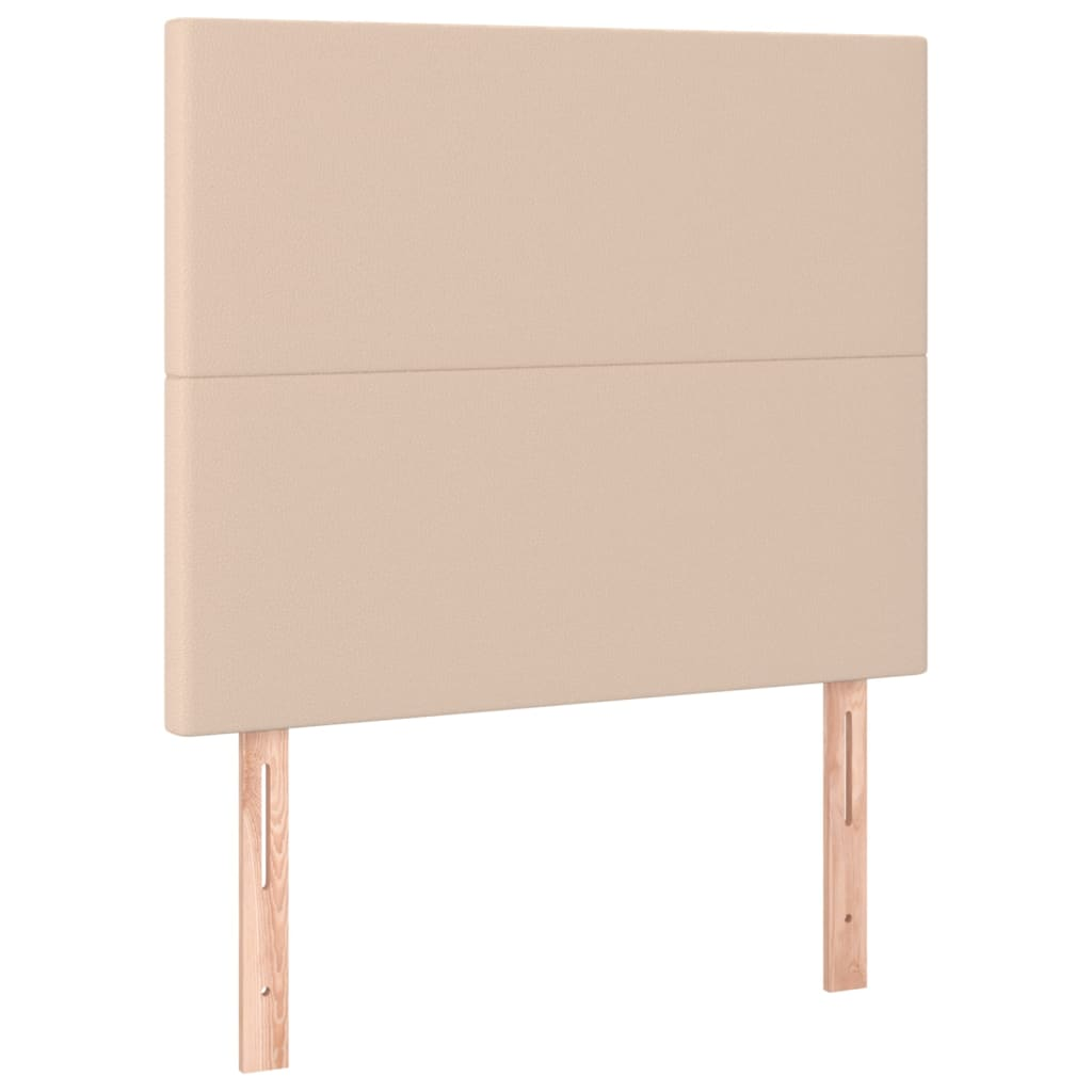 2 db cappuccino színű műbőr fejtámla 80 x 5 x 78/88 cm (3116129)