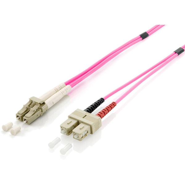 Equip 255532 InfiniBand og fiberoptisk kabel 2 m LC SC Violet