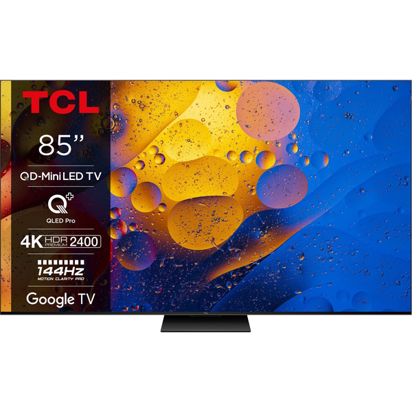 TCL C76 85C765 телевизор 2,16 м (85") 4K Ultra HD Smart TV Wi-Fi Титан 2400 cd/m²