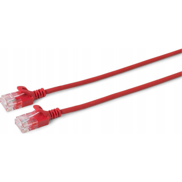  MicroConnect U/UTP CAT6A Slim 2M Red