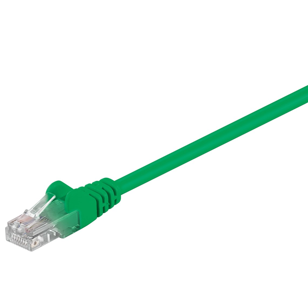 Techly 2m RJ45 Cat 5e netværkskabel Grøn Cat5e U/UTP (UTP)