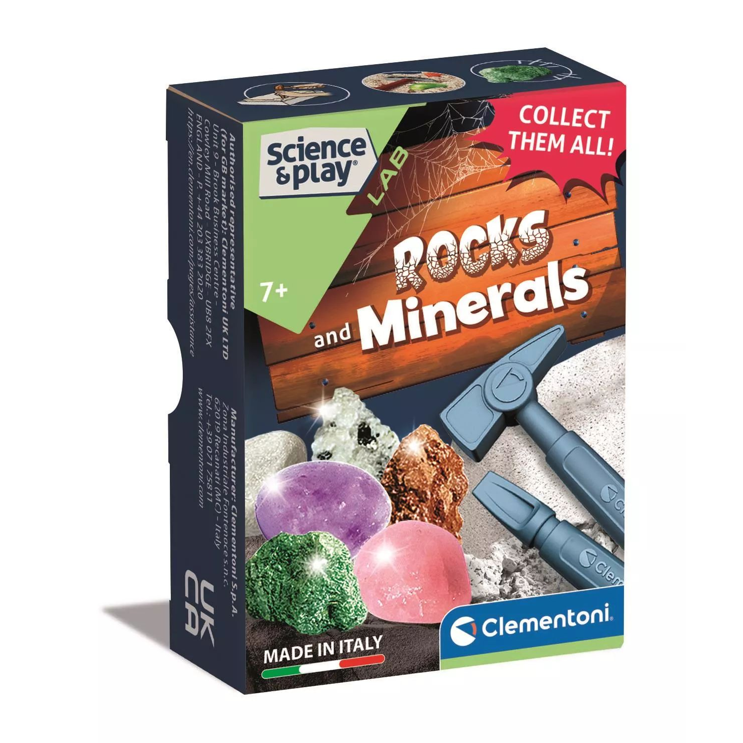 Clementoni Mini tudományos szett - Ásványok (75095TE)