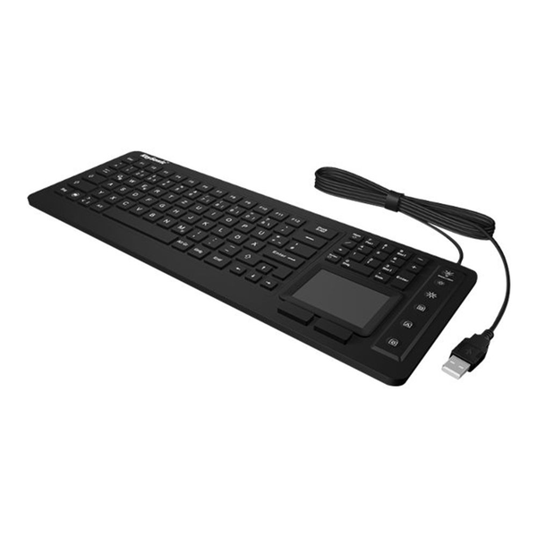 KeySonic KSK-6231INEL tastatur Industriel USB QWERTZ Tysk Sort