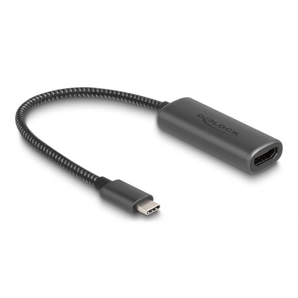 DELOCK USB Type-C Adapter zu HDMI 8K HDR Funktion Aluminium