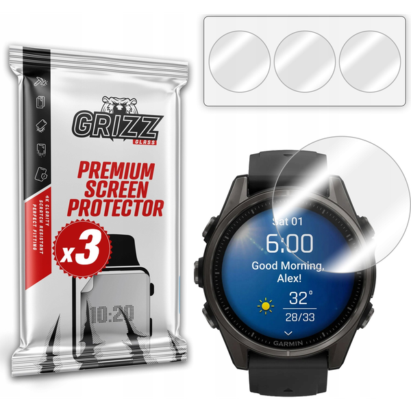 Folia hydrożelowa GrizzGlass Hydrofilm do Garmin Fenix 8 43mm