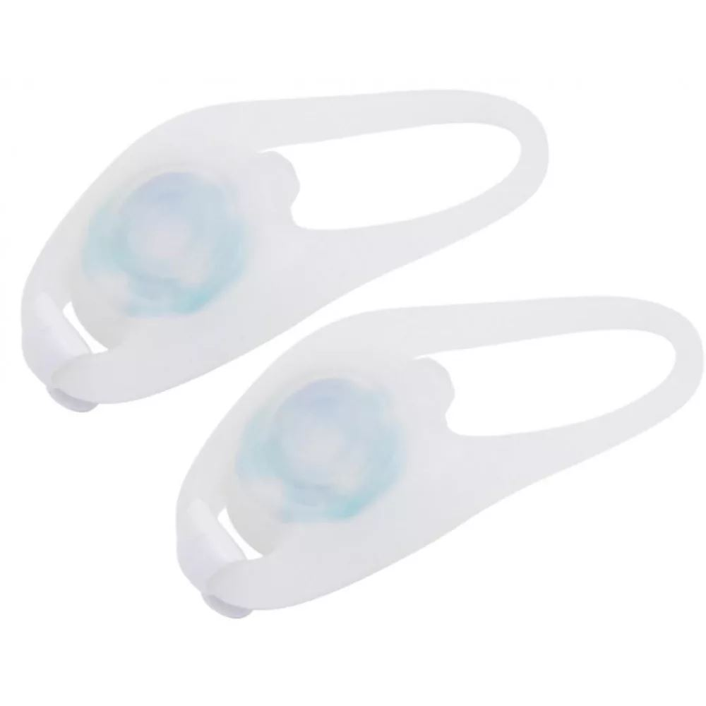 NovaBIK3 szilikonos lapos kerékpár LED-es lámpa fehér (AN68430) (AN68430)