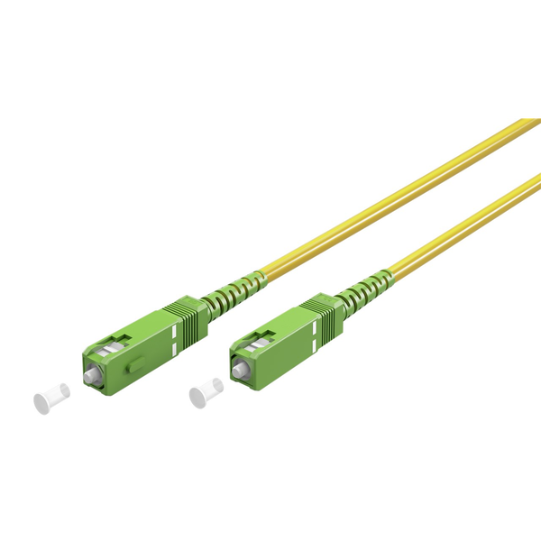 Goobay 59640 optikai patch kábel OS2 Simplex 3m - Sárga