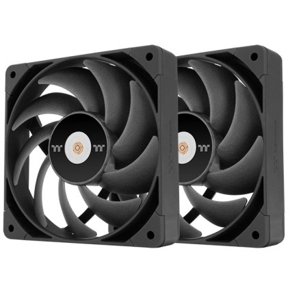 140mm Thermaltake TOUGHFAN 14 Pro PC Cooling Fan 2 Pack Black (CL-F160-PL14BL-A)