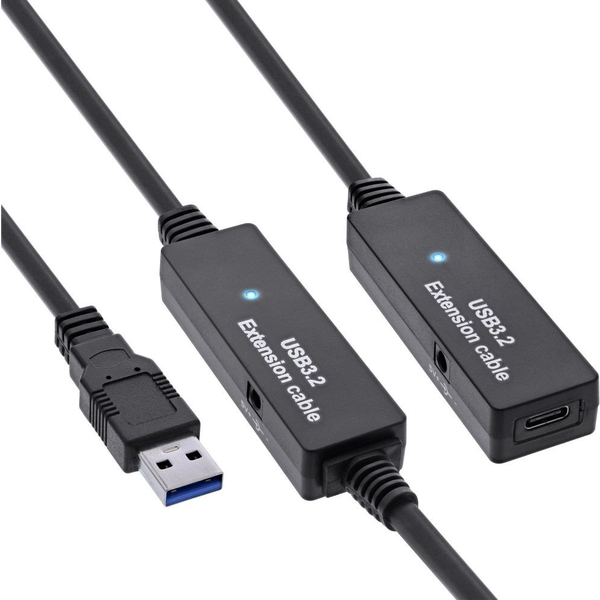 InLine 35655B cavo USB USB 3.2 Gen 1 (3.1 Gen 1) USB A USB C Nero