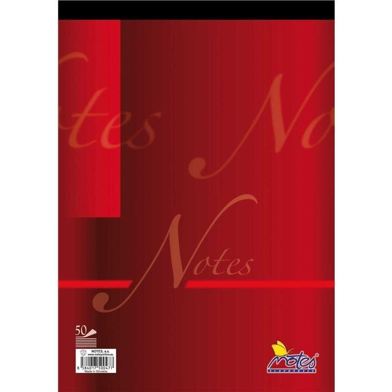 Notes A4, 50 lap, vonalas (14054/4b)