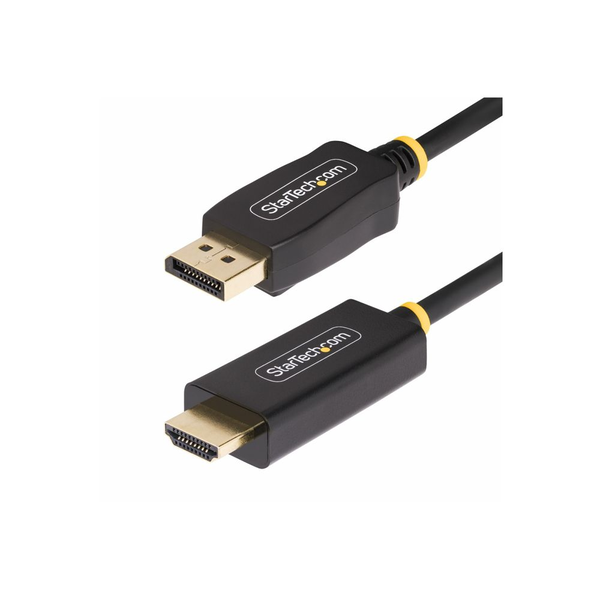 StarTech.com 3F-DP-HDMI-4K60-HDR адаптер за видео кабел 1 м DisplayPort HDMI тип A (стандартен) Черен